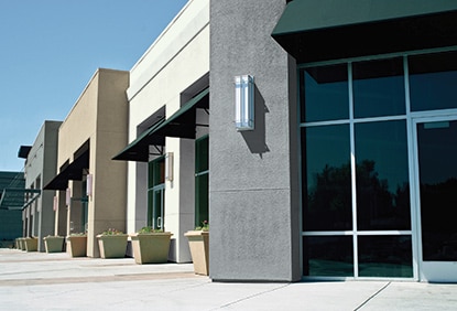 Commercial building exterior Commercial building exterior