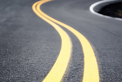 A winding road A winding road