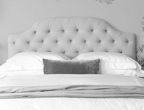 A bedroom with upholstered headboard can be easily revived with your choice of 3,500 Benjamin Moore paint colors. A bedroom with upholstered headboard can be easily revived with your choice of 3,500 Benjamin Moore paint colors.